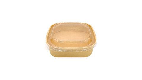 Square Kraft Paper Container | 1000ml