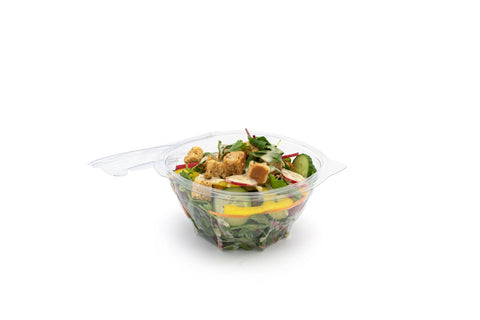 1000ml Round Hinged Salad Container