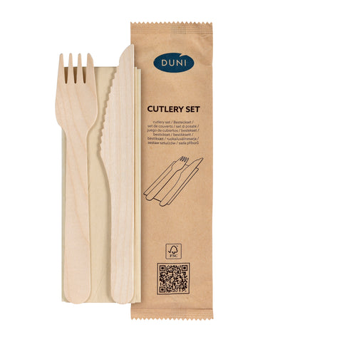 Duni Fiber (Wood/Bamboo) Utensils