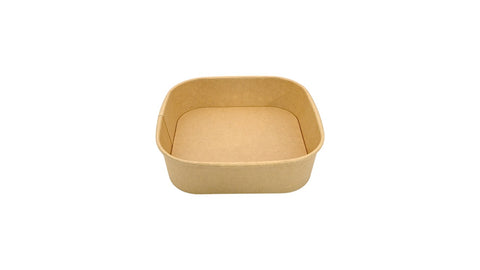 Square Kraft Paper Container | 1000ml