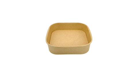 Square Kraft Paper Container | 750ml