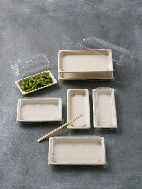 Duni Fiber (e.g. Sugarcane/Bagasse/Bamboo) Container 225 ml