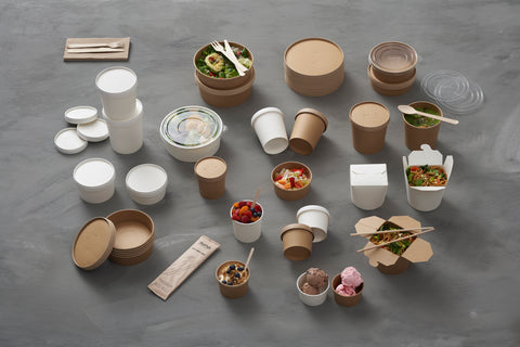 Duni Paper Lined Lid 480 ml