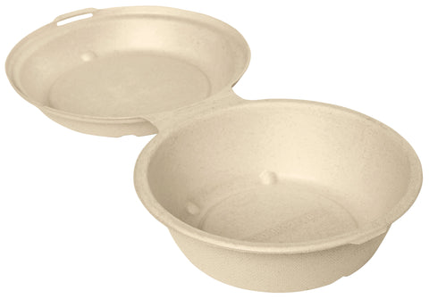 Duni Fiber (e.g. Sugarcane/Bagasse/Bamboo) Container 750 ml