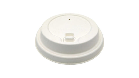Bagasse Reclosable Lid | White | 90mm