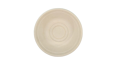Wide Round Natural Bagasse Bowl | 1000ml
