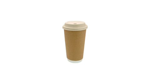 Bagasse Reclosable Lid | Natural | 90mm