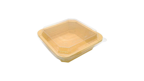 Octi-Square Kraft Paper Container | 1000ml