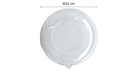PET 蓋 | 透明防霧 | 搭配 750/1000ml 植纖寬碗