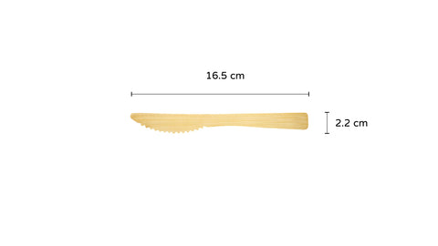 Bamboo Knife | Individually Wrapped