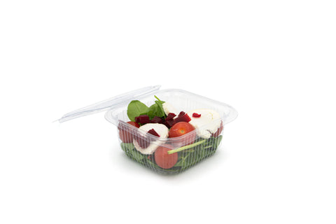 500ml Square Hinged Salad Container
