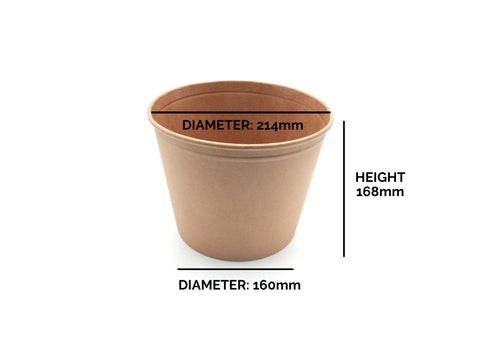 Paperboard Bowl / Tub - 4250 ml