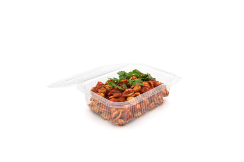 750ml Rectangular Hinged Salad Container