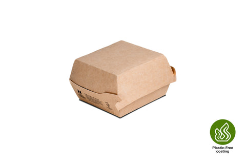Notpla Burger Box Clamshell 5"