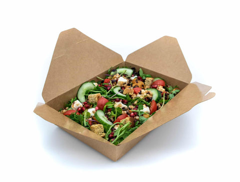 1450ml Kraft Leak-proof Deli Box