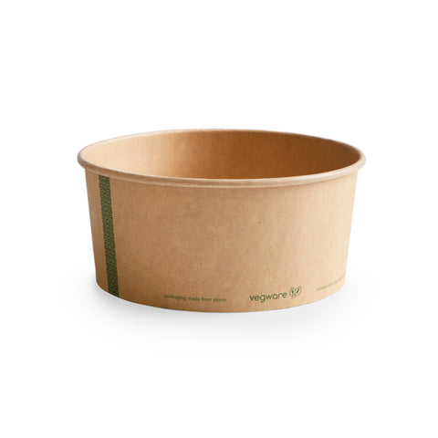 Bol alimentaire en papier kraft pour salades (1400 ml)