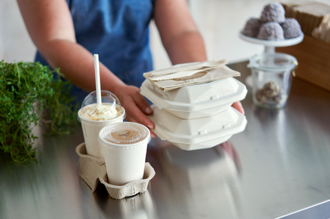 Duni Fiber (e.g. Sugarcane/Bagasse/Bamboo) Lid 650/900 ml