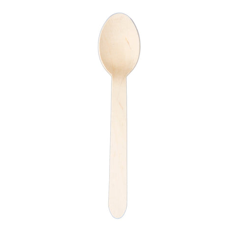 Wooden Dessert Spoon