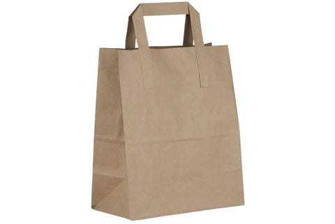 Large Kraft SOS Paper Carrier Bag