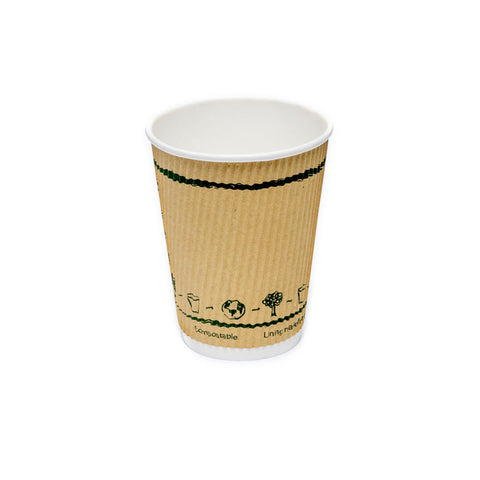 Paper/kraft 12oz Single-wall cup