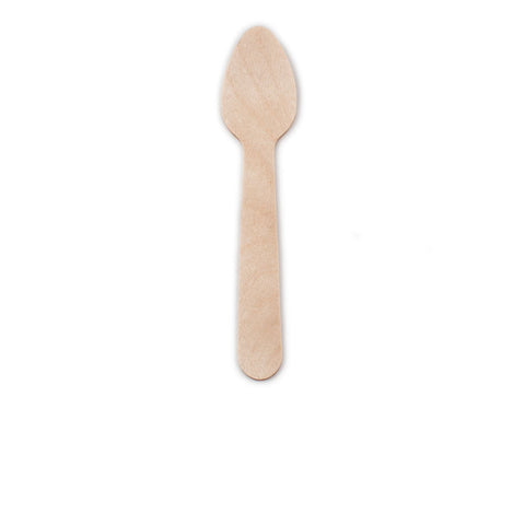 Wood 110mm Spoon
