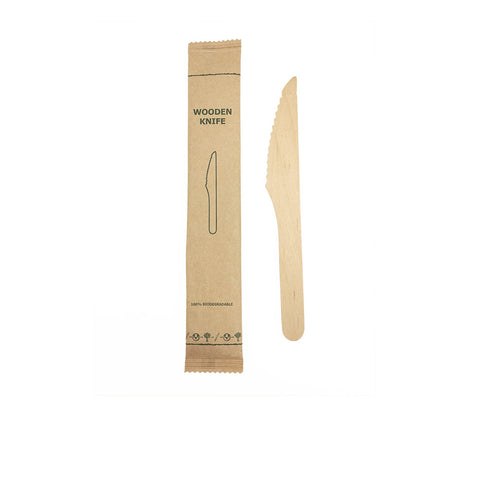 Wood 160mm Knife