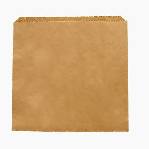 Sachet plat kraft pour pâtisseries - résistant à la chaleur - 30x30 cm