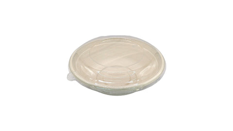 Wide Round Natural Bagasse Bowl | 1000ml