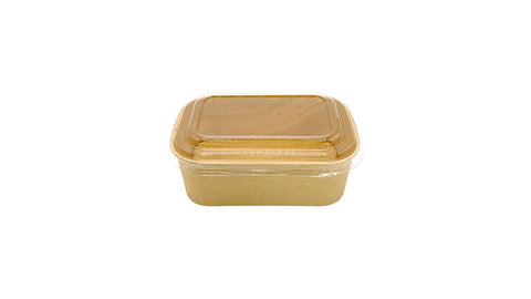 PET Dome Lid | For 750ml Rectangular Container