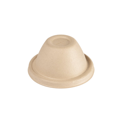 Fiber Cup Lid - 9.5 x 9.5 x 4.5 cm