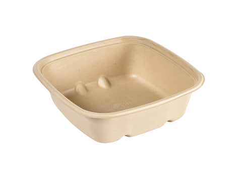 Contenant en fibre Duni (ex. canne à sucre/bagasse/bambou) 900 ml