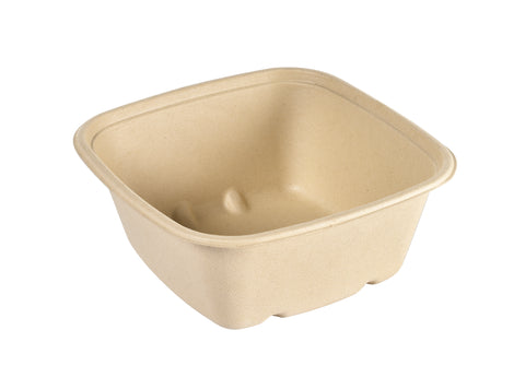 Contenant en fibre Duni (par exemple, canne à sucre, bagasse, bambou) de 1 200 ml