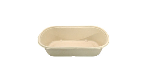 Rectangular Natural Bagasse Container | 1000ml