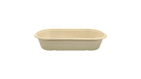 Rectangular Natural Bagasse Container | 850ml
