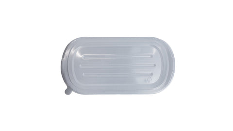 PP Lid | For 850/1000ml Rectangular Bagasse Container