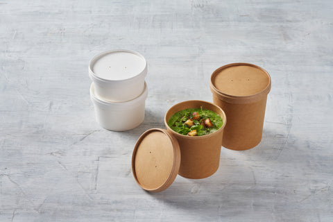 Couvercle doublé en papier Duni 350/550/750/950 ml