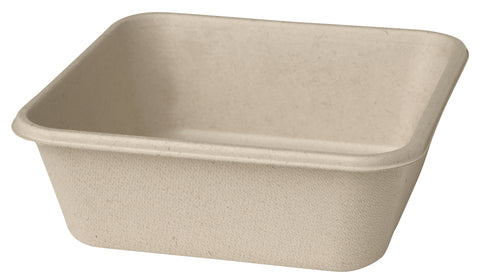 Duni Fiber (e.g. Sugarcane/Bagasse/Bamboo) Container 900 ml