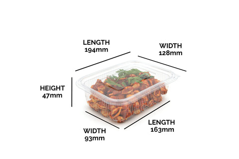 RPET Clamshell - 750 ml