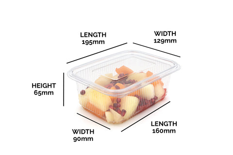 RPET Clamshell - 1000 ml