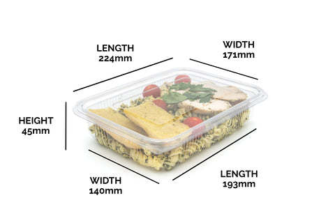 RPET Clamshell - 1250 ml