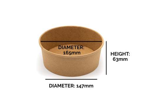 Paperboard Bowl / Tub - 1090 ml