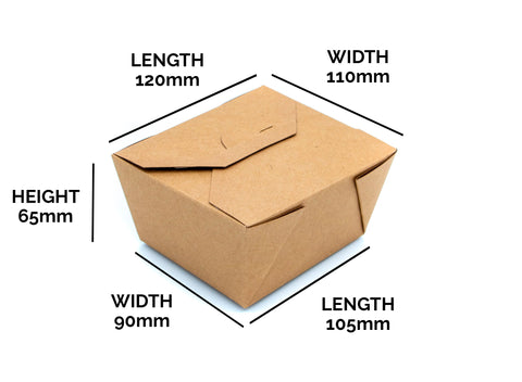 Paperboard Clamshell - 750 ml