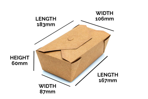 Paperboard Clamshell - 1026 ml