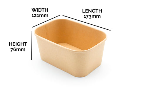 Paperboard Bowl / Tub - 1000 ml