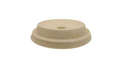 Bagasse Reclosable Lid | Natural | 90mm