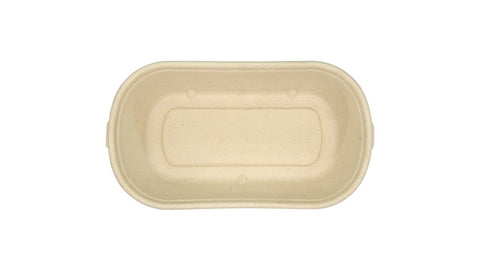 Rectangular Natural Bagasse Container | 850ml