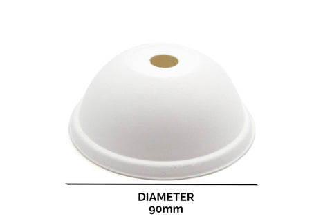 Bagasse Cup Lid - 9 cm