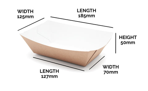 Paperboard Tray - 18 / 12.5 x 12.5 / 7 x 5 cm
