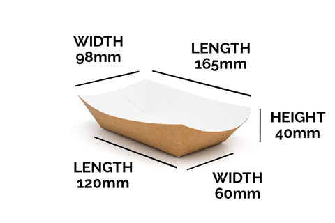 Paperboard Tray - 12.5 / 10 x 11 / 6 x 3.5 cm