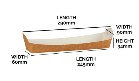 Paperboard Tray - 27.5 / 24.5 x 9.5 / 6 x 3.5